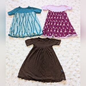 Kickee Pants Bamboo Dress Bundle 12-18 Months